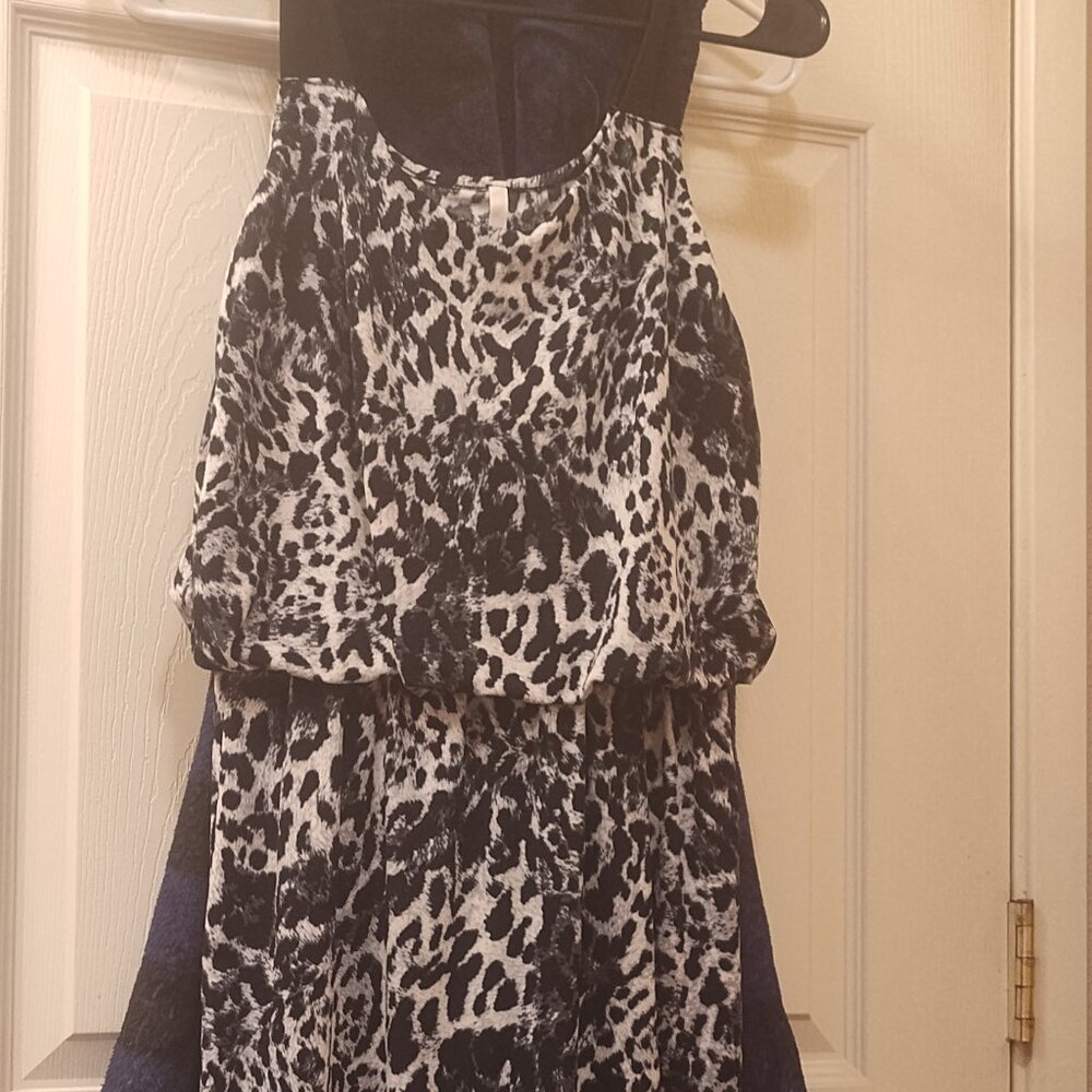Animal print dress